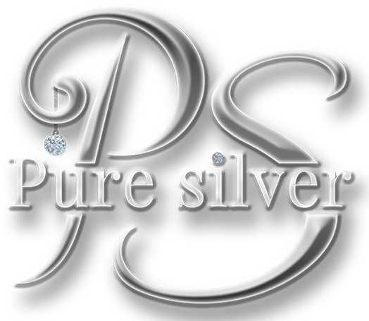 Pure Silver Jewels logo – premium sterling silver jewelry brand