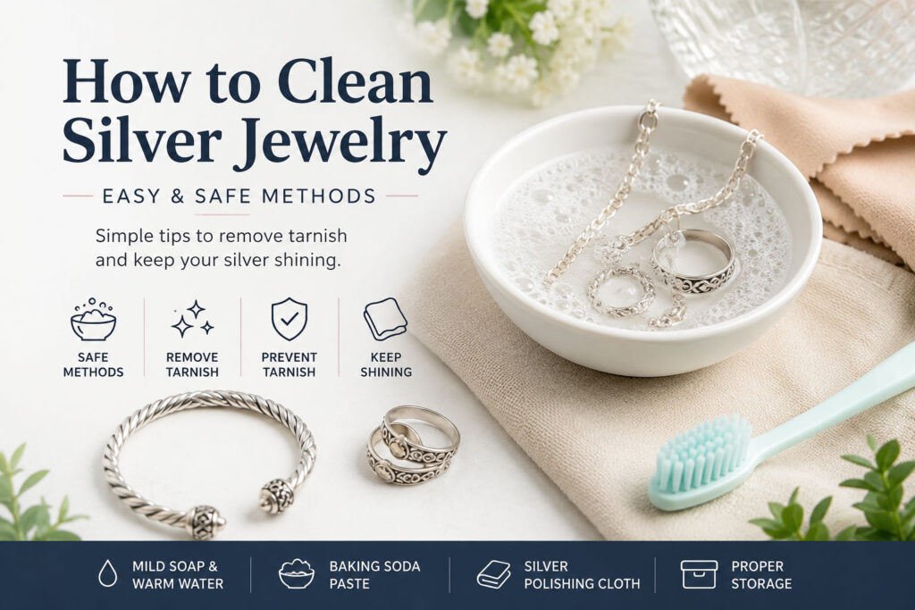 How to Clean Silver Jewelry
