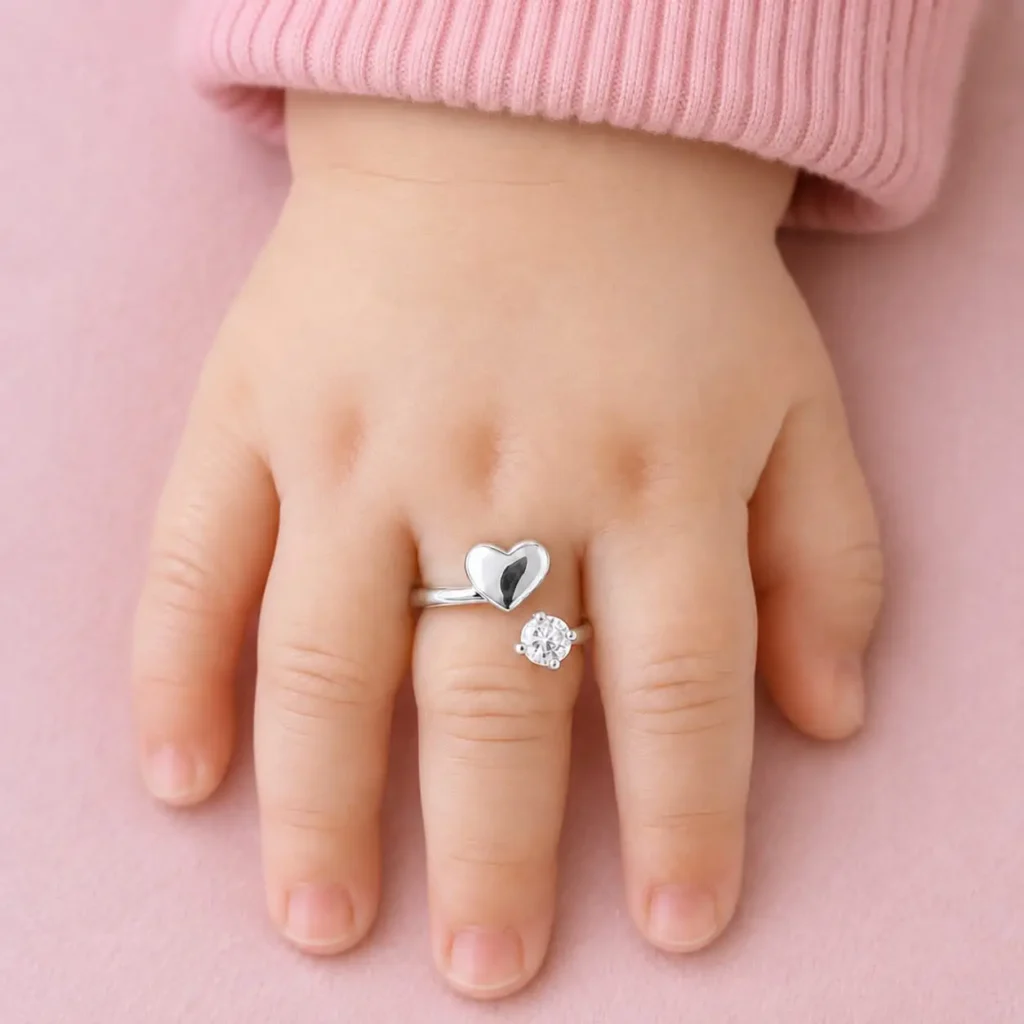 925 Sterling Silver Baby Girl Ring