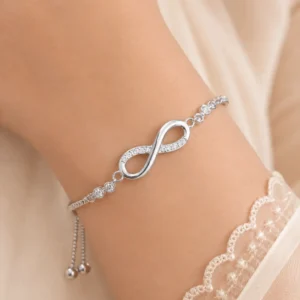 Infinity Bracelet 925 Sterling Silver