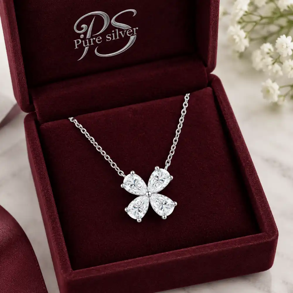 925 Chandi Clover Necklace 2 925 Chandi Clover Necklace