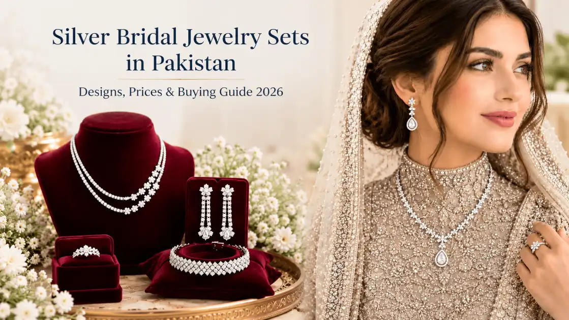 Silver Bridal Jewelry Sets in Pakistan